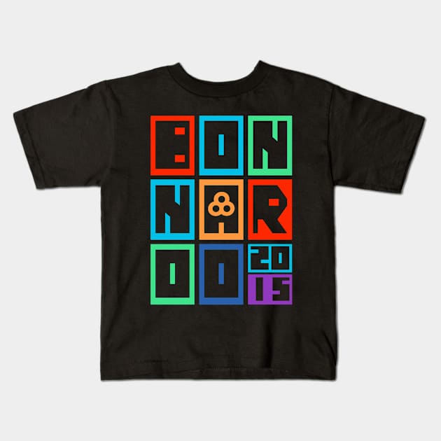 BONNAROO 2015 Kids T-Shirt by robotface